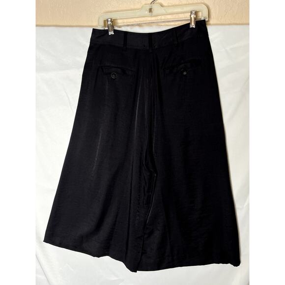 Anthropologie Tiny size M gauchos black front & side pockets button-fly closure - Picture 2 of 10